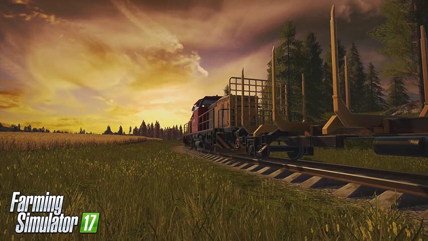 Farming Simulator 17 Trains