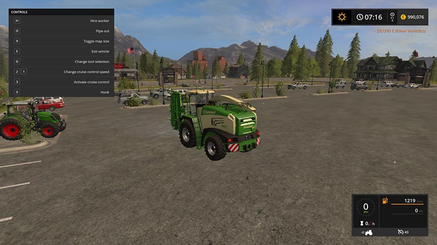 Krone Big X 580 with bunker v 1.0 