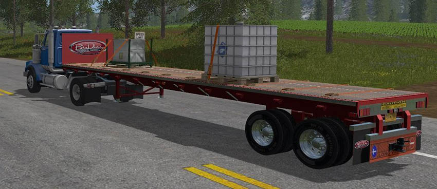 US Trailer With Tension Belts v 1.0