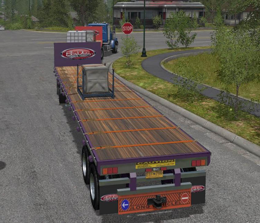 US Trailer With Tension Belts v 1.0