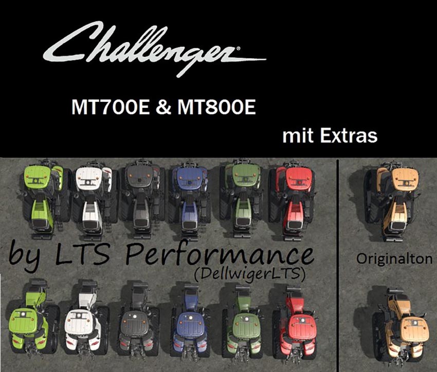 Challenger MT700E And MT800E with extras V 1.0