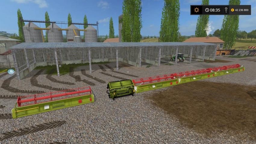 Claas Lexion 780 with headers V 1.0 