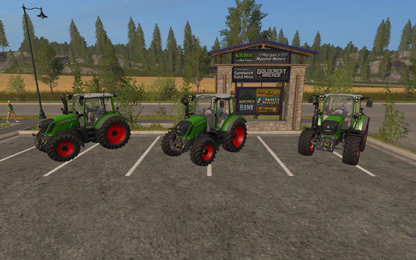 Fendt 300 Vario with beacon Lights V 1.0