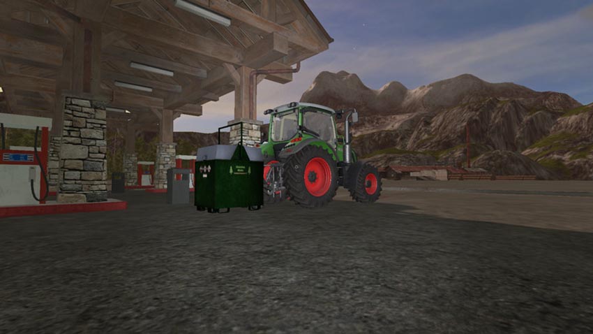 Mobile 800L diesel tank for the forest V 1.0 