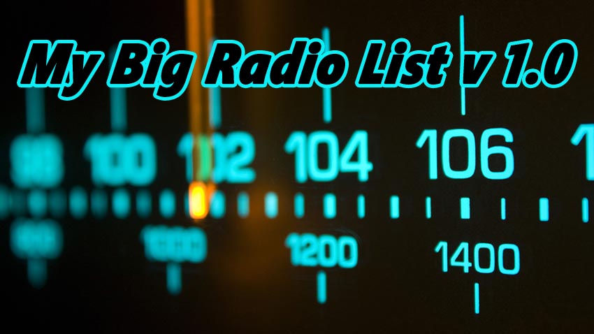 My Big Radio List V 1.0