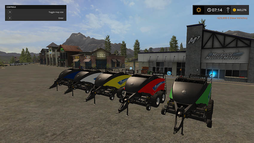 New Holland BB 1290 with color selection V 1.0