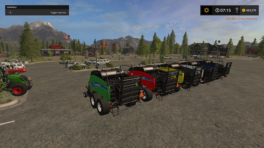 New Holland BB 1290 with color selection V 1.0