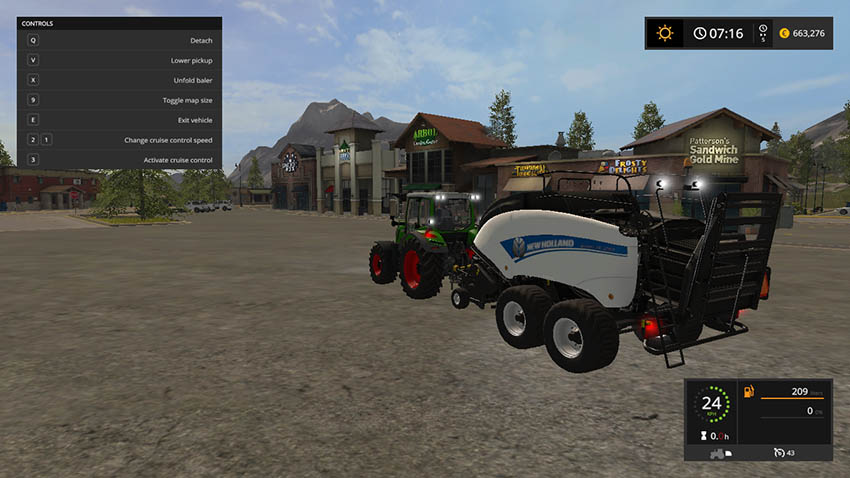 New Holland BB 1290 with color selection V 1.0