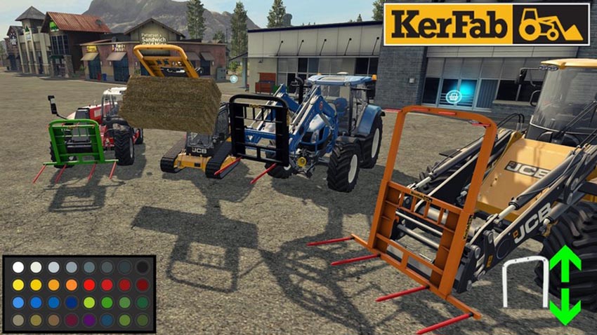 Spike Kerfab With BaleAttacher and All Loader V 1.0