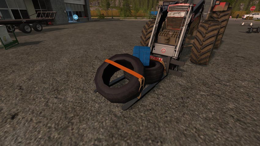 Stoll Long Pallet fork adjustable + tension belts v 1.3