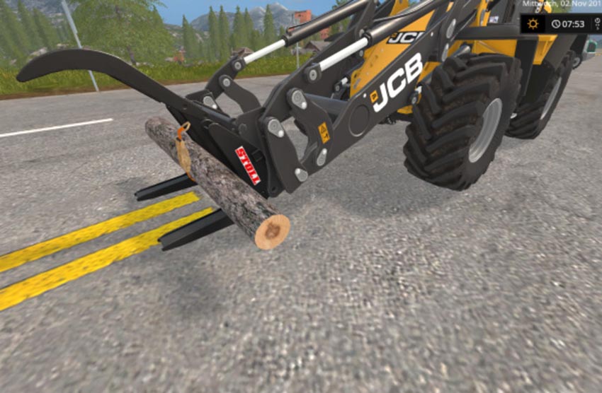 Stoll log grapple with strap V 1.2