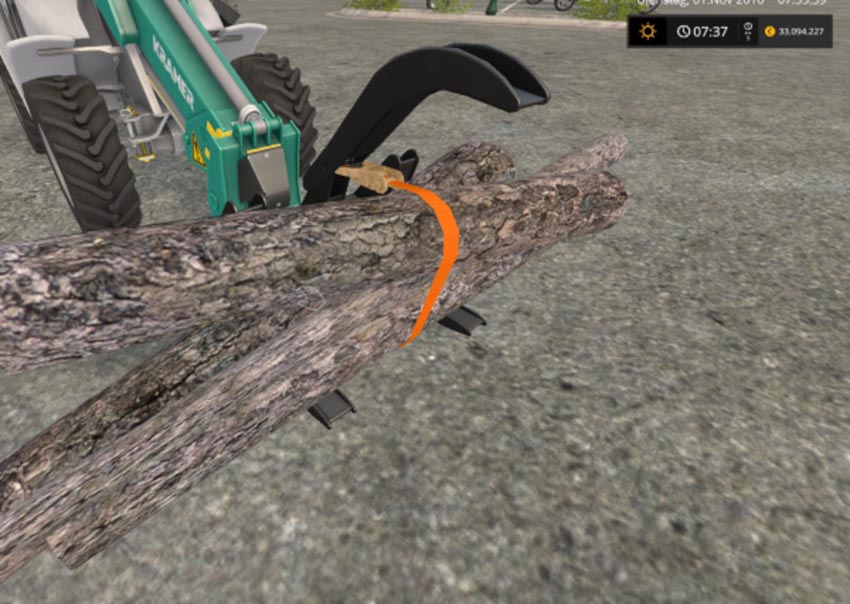 Stoll log grapple with strap V 1.1 