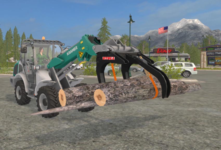 Stoll log grapple with strap V 1.2