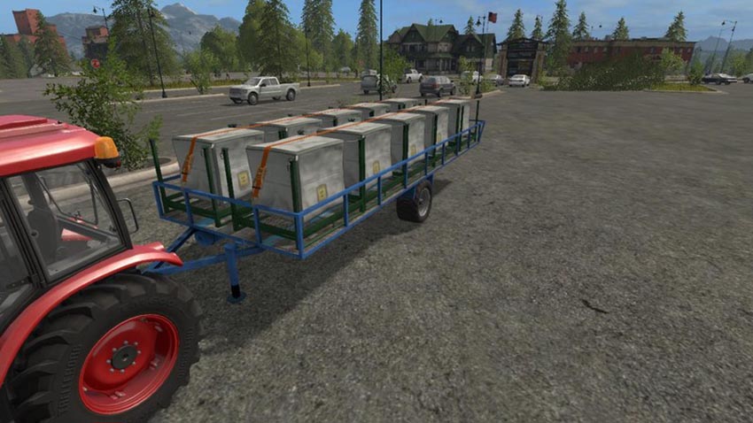 Transport trailer bales pallets and wood V 0.5 Beta