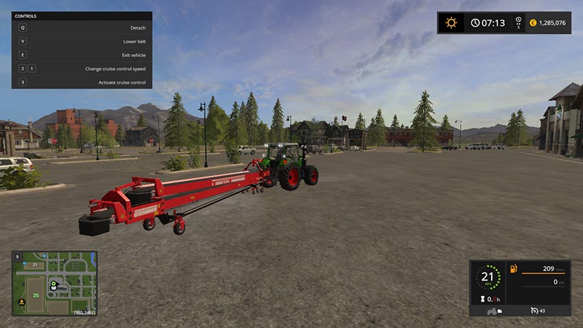 Grimme TC-8016 belt with faster Overloaded V 1.1