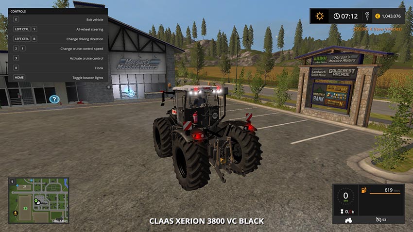 Claas xerion 3800 VC Black v 1.0