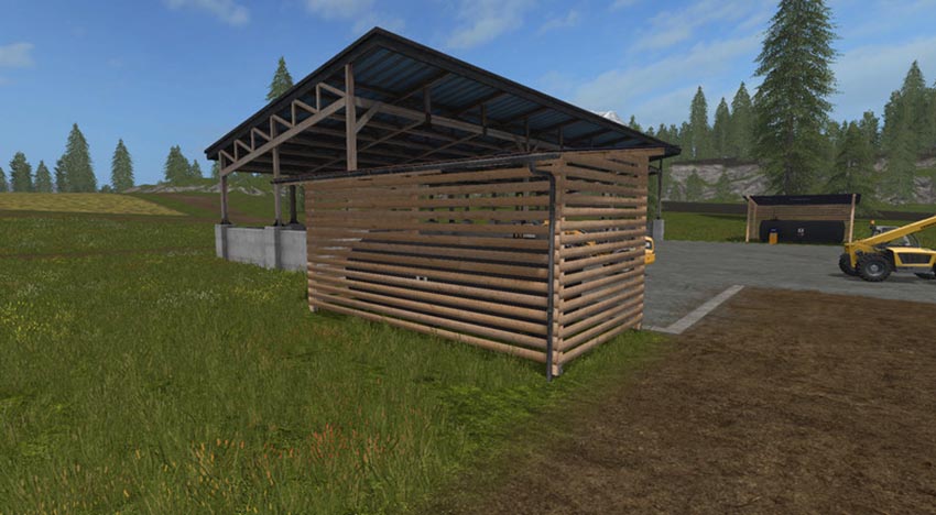 Gas station with shelter and night light V 1.0