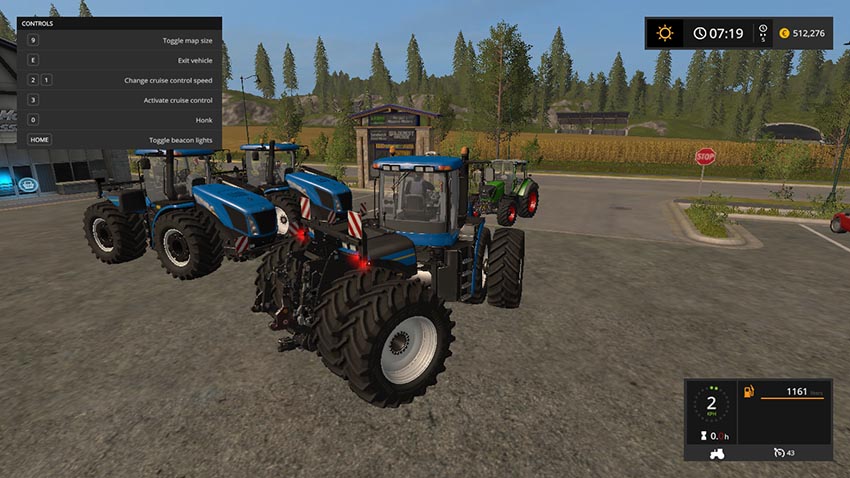 New holland T9 with drilling tires v 1.0