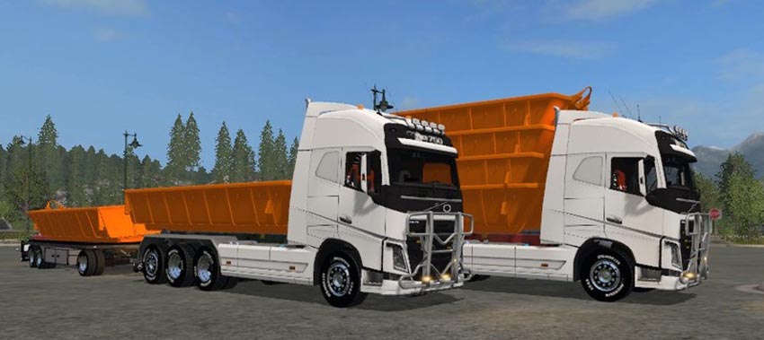 VOLVO FH 750 V8 HKL with trailer new system v 1.0 