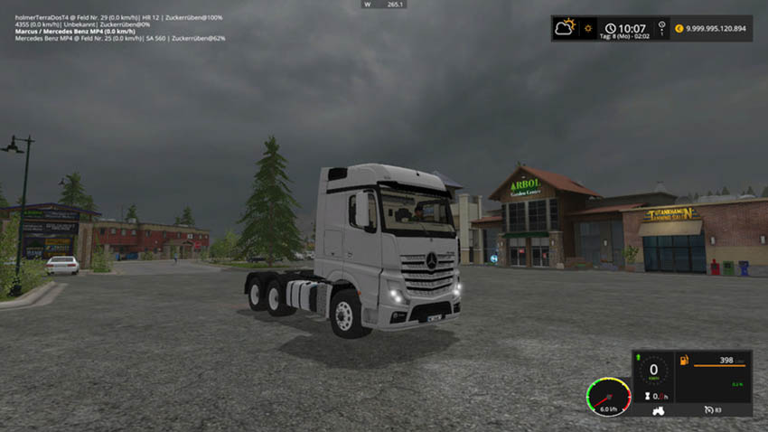 Mercedes Benz Actros MP4 V 1.0 