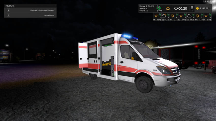 Mercedes Sprinter WAS Ambulance v 0.9 