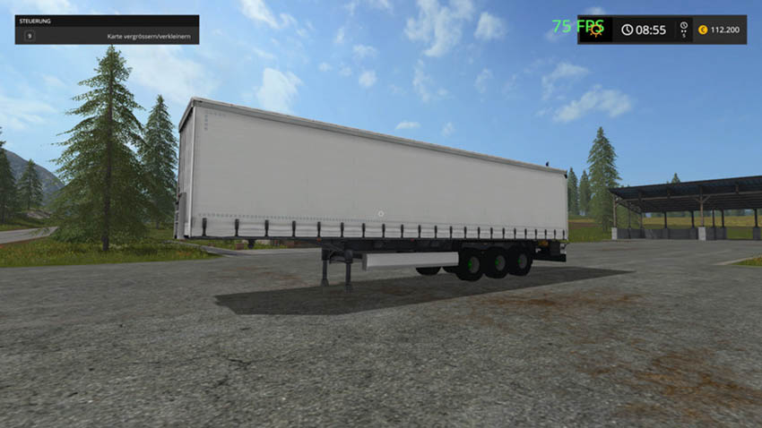 Tilt semitrailer KRONE V 1.0