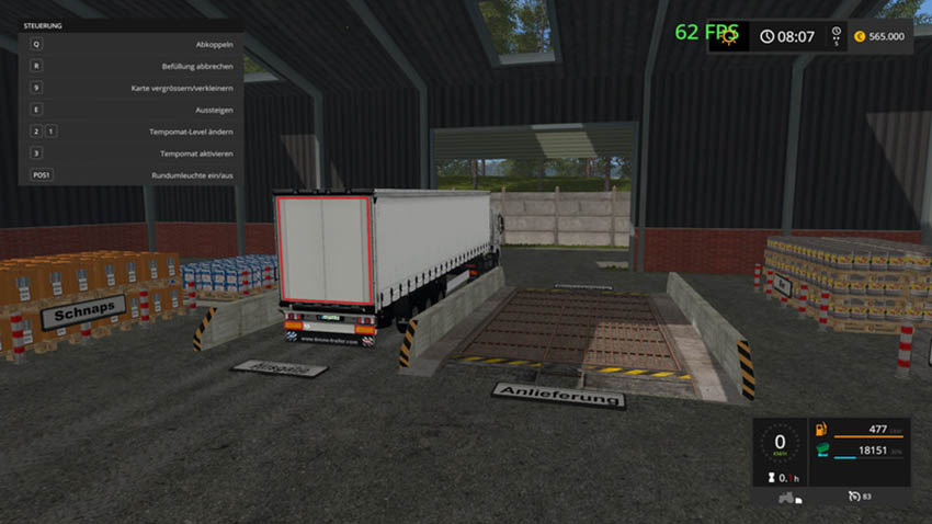 Tilt semitrailer KRONE V 1.0