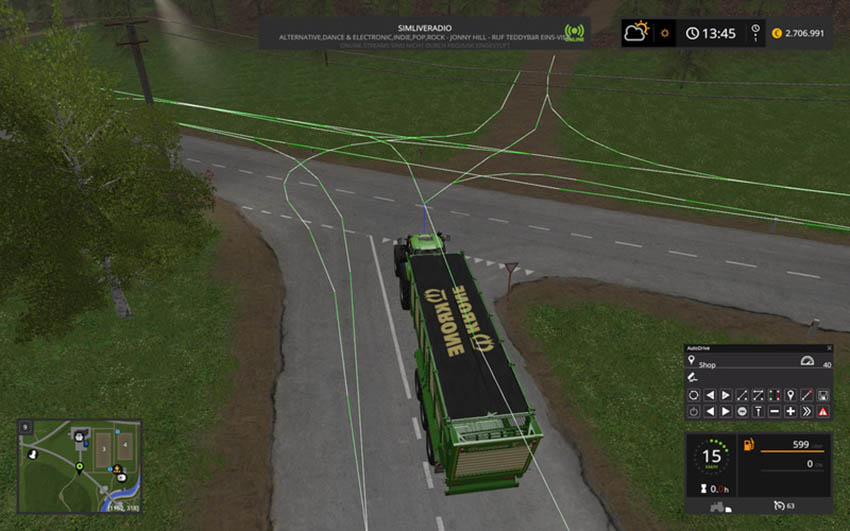 Auto Drive route network Sosnovka V 1.0 