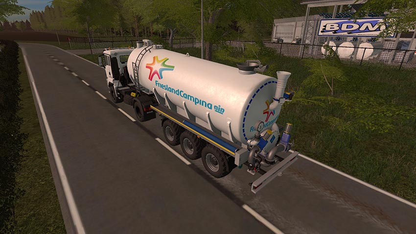 Friesland Campina Milk Truck