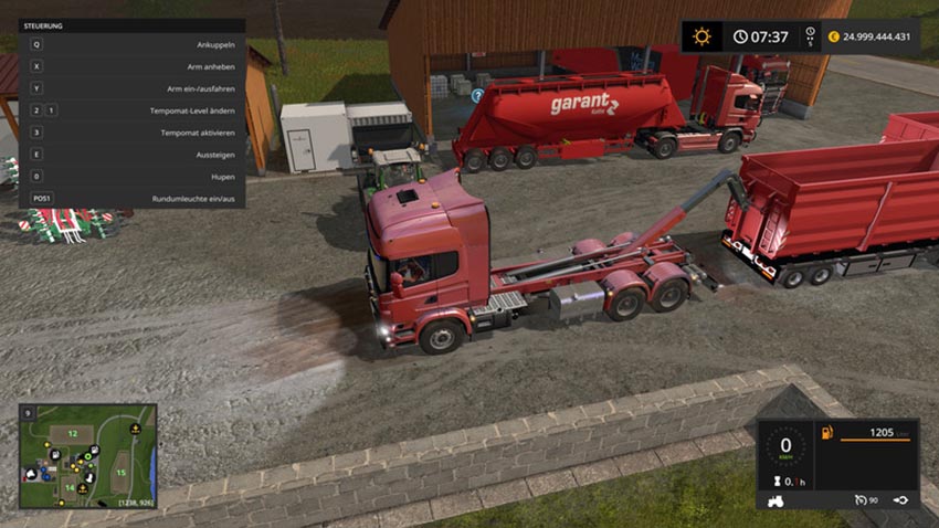 SCANIA V8 HKL with rail Trailer V 1.0.0.1 