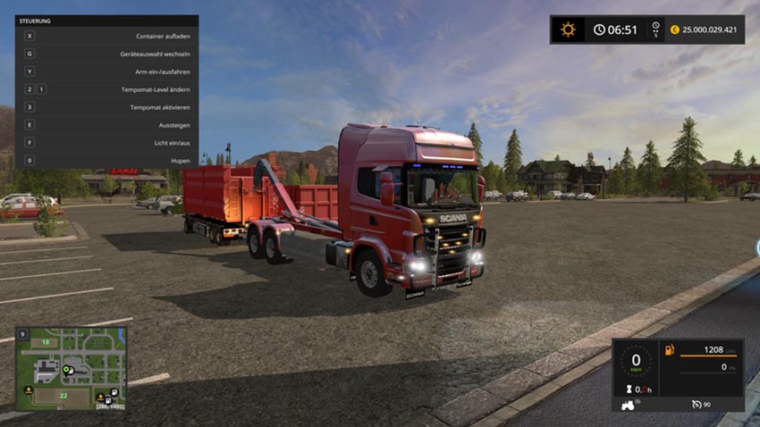 SCANIA V8 HKL with rail Trailer V 1.0.0.1 