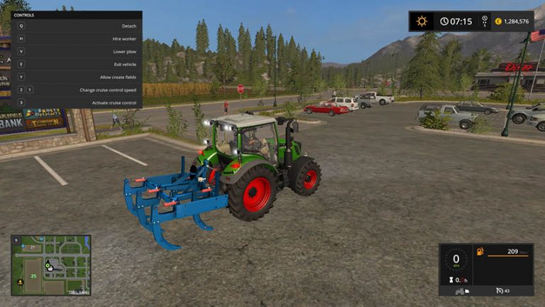 Subsoiler siciltiller V beta [MP] – FS17 mod