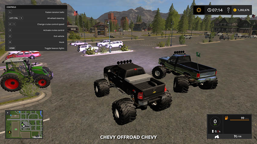 DODGE CUMMINS AND CHEVY MONSTER TRUCK V 1.0
