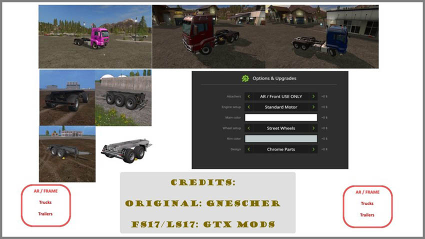 AR FRAME Truck And Trailer Pack V 1.0