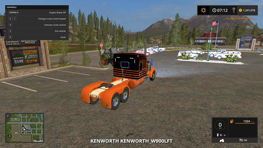 KENWORTH W900 LFT V 1.0 