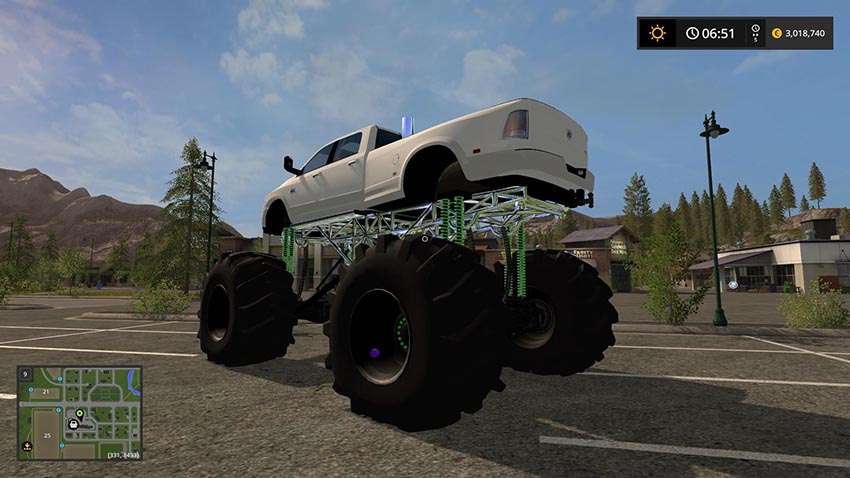 Dodge Mud Truck Lifted v 1.0