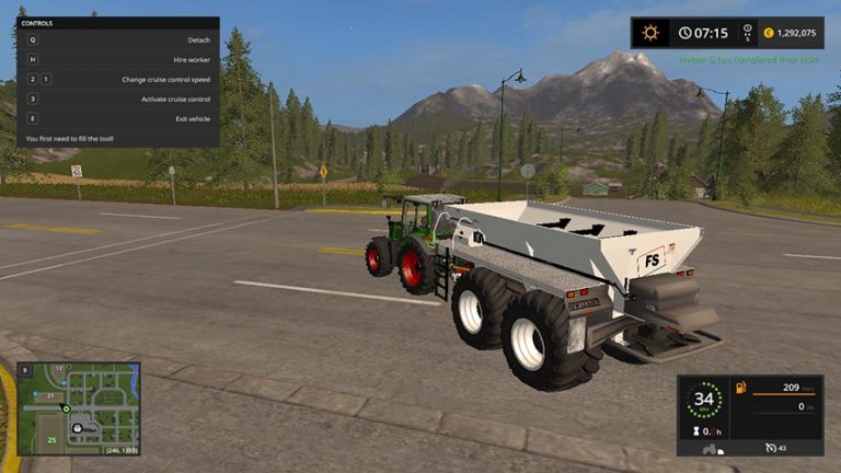Fast Stop FS Fert Spreader – FS17 mod