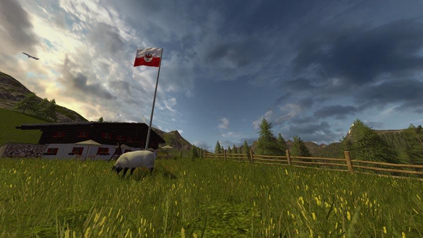 Tyrolean flag with switchable anthem V 1.0 