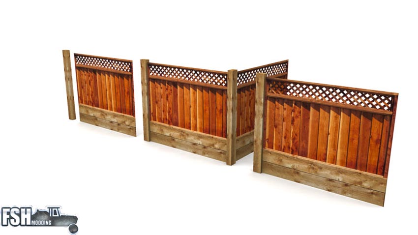Wood fence pack v 1.1 