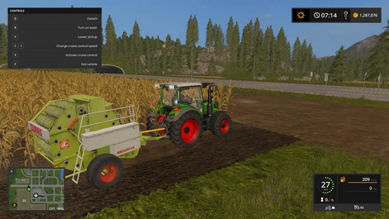 Claas Rollant 44s Fs17 Mod 7101