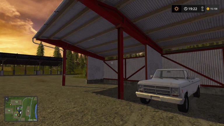 Vehicle Shelter V 1.1 [MP] – FS17 mod