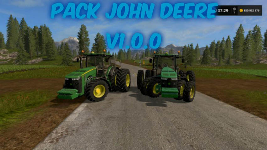 JOHN DEERE TRACTORS PACK V 1.0