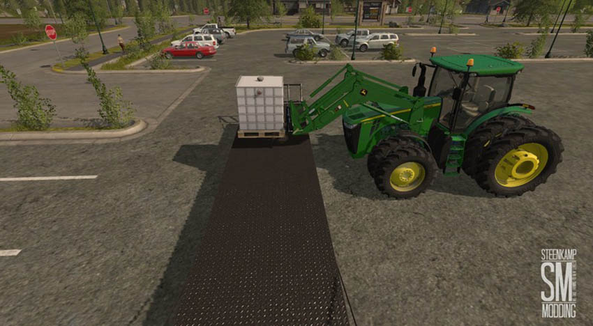 John Deere H480 & bucket V 1.0 