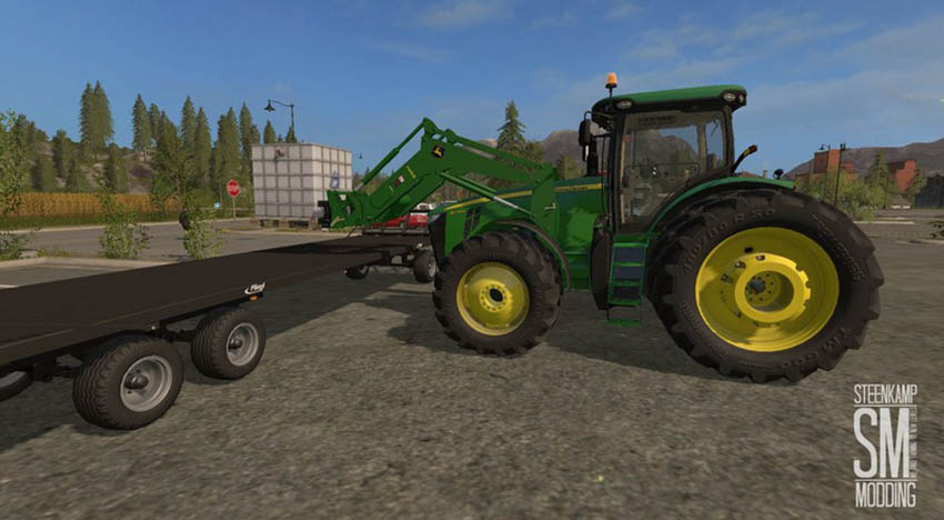 John Deere H480 & bucket V 1.0 