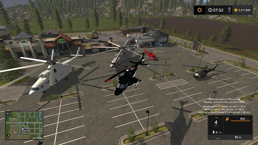 Helicopters Pack v 1.0