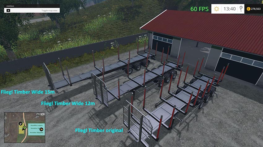 Fliegl Timber Runner Wide With Autoload v 1.1