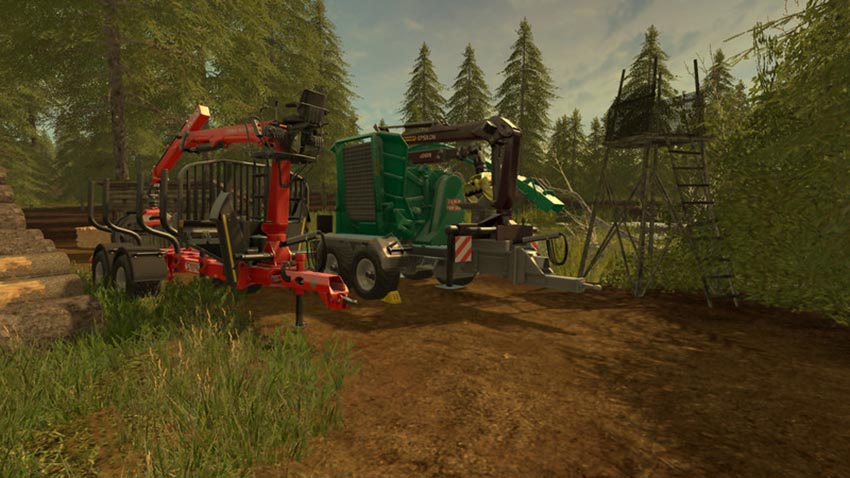Forestry equipment with Dynamic Hoses V 1.0