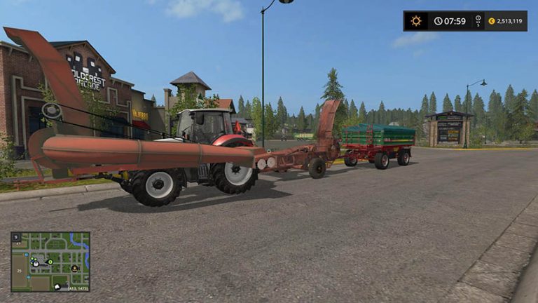 Furagir FN-1.2A + Forager v 1.2 [MP] – FS17 mod