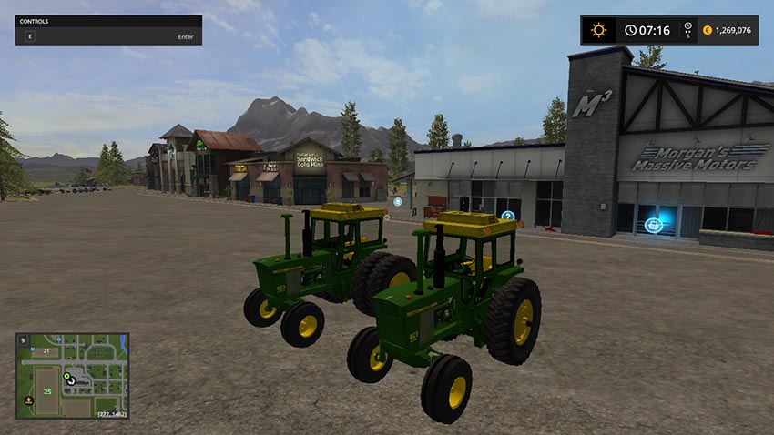 JD 20 series 2wd TRACTOR v 1.0