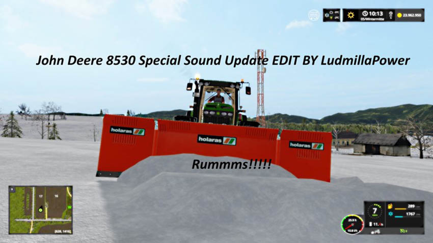 John Deere 8530 Sound Special Update v 1.1 